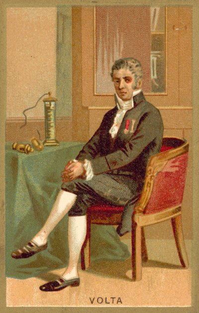 Alessandro Volta, Italiaanse natuurkundige door French School